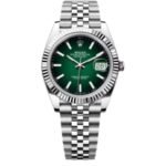 Rolex Oyster Perpetual Datejust Oystersteel and 18 kt white gold.
