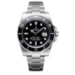 Rolex Oyster Perpetual Submariner Cerachrom ceramic bezel insert.