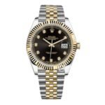 Rolex Oyster Perpetual Datejust Oystersteel and 18 kt Everose gold.