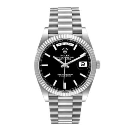Rolex Day-Date18k White Gold.