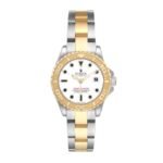 Rolex Yacht-Master (Two-Tone Yellow Rolesor 18k Yellow Gold and Stainless Steel with a white dial).