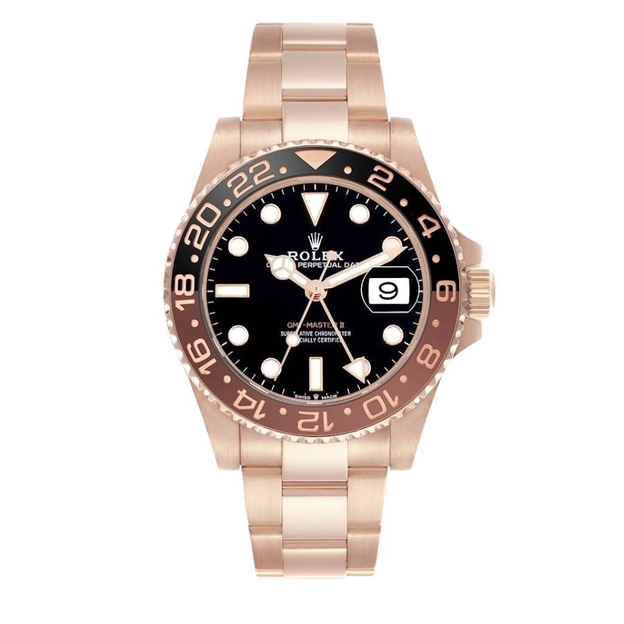 R 1 (25) Rolex GMT-Master II two-color brown and black Cerachrom. - Image 1