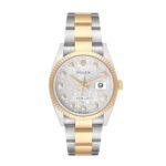 Rolex Datejust Oyster bracelet with a silver "Jubilee" monogram dial