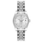 Rolex Datejust II a solid 18k white gold fluted bezel.