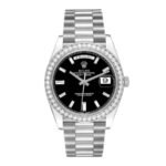 Rolex Day-Date18k White Gold.